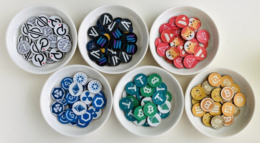 たくさんのコイン