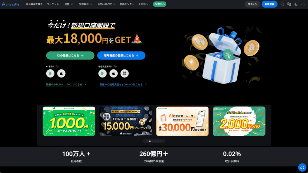 bitcastle公式